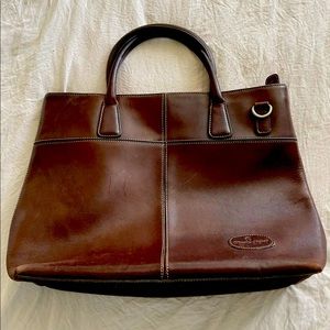 Etienne aigner leather handbag